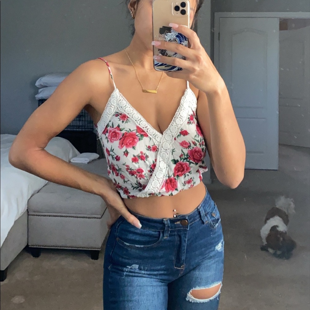 Floral Crop Top